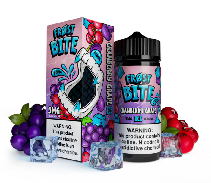 Buy Frost Bite | Cranberry Grape Ice | Ejuice | Eliquid | 100 ml E-Juice Resellers at Cheap Wholesale Distributor Deal Prices from ejuiceresellers.com
