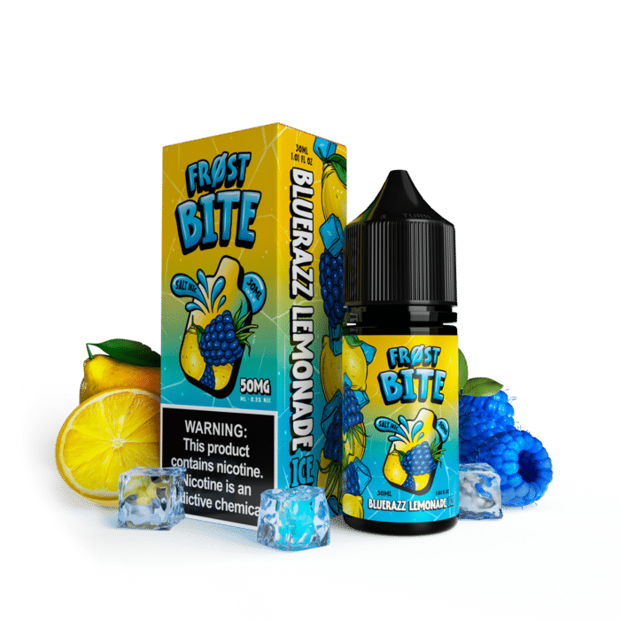 Buy Frost Bite | Blue Razz Lemonade Ice | Ejuice | Eliquid | Salt | 30 ml E-Juice Resellers at Cheap Wholesale Distributor Deal Prices from ejuiceresellers.com