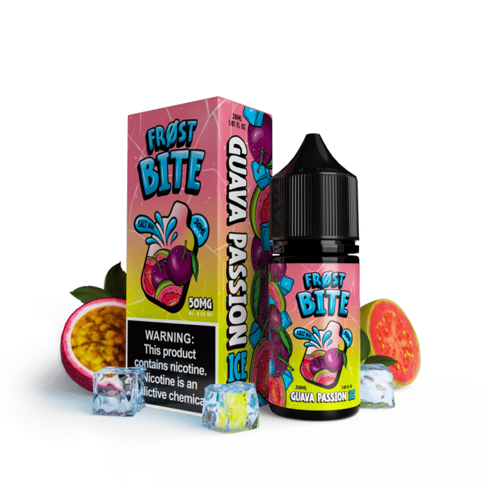 Buy Frost Bite | Guava Passion Ice | Ejuice | Eliquid | Salt | 30 ml E-Juice Resellers at Cheap Wholesale Distributor Deal Prices from ejuiceresellers.com