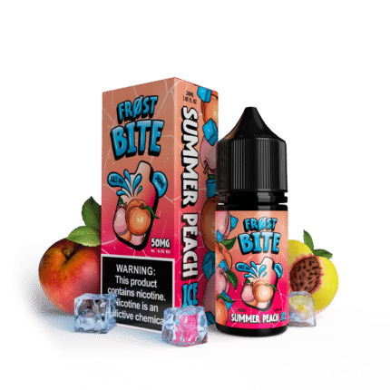 Buy Frost Bite | Summer Peach Ice | Ejuice | Eliquid | Salt | 30 ml E-Juice Resellers at Cheap Wholesale Distributor Deal Prices from ejuiceresellers.com