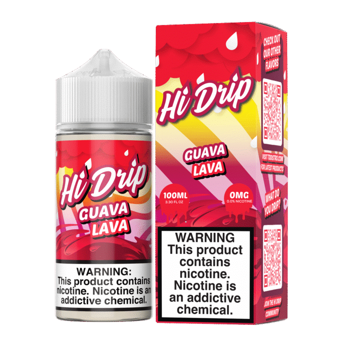 Buy Hi Drip | Guava Lava | Ejuice | Eliquid | Salt | 100 ml E-Juice Resellers at Cheap Wholesale Distributor Deal Prices from ejuiceresellers.com