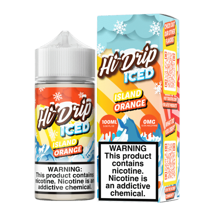Buy Hi Drip | Iced Island Orange | Ejuice | Eliquid | 100 ml E-Juice Resellers at Cheap Wholesale Distributor Deal Prices from ejuiceresellers.com