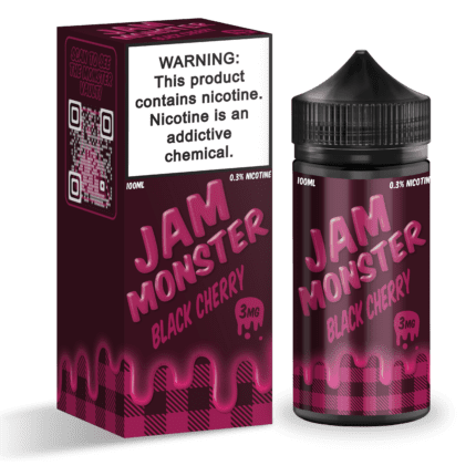 Buy Jam Monster | Black Cherry | Ejuice | Eliquid | 100 ml E-Juice Resellers at Cheap Wholesale Distributor Deal Prices from ejuiceresellers.com