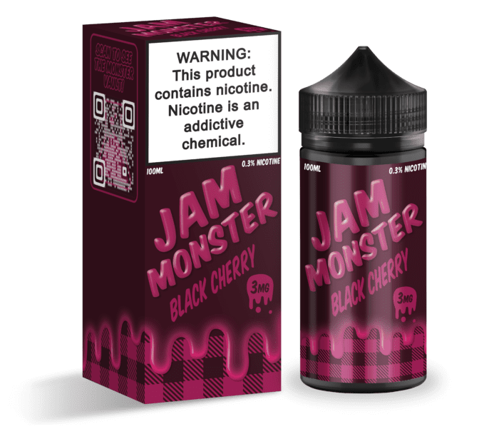 Buy Jam Monster | Black Cherry | Ejuice | Eliquid | 100 ml E-Juice Resellers at Cheap Wholesale Distributor Deal Prices from ejuiceresellers.com
