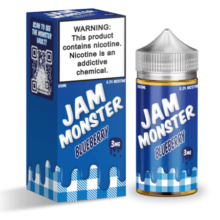 Buy Jam Monster | Blueberry | Ejuice | Eliquid | 100 ml E-Juice Resellers at Cheap Wholesale Distributor Deal Prices from ejuiceresellers.com