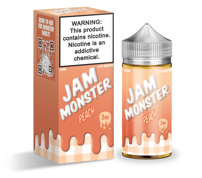 Buy Jam Monster | Peach | Ejuice | Eliquid | 100 ml E-Juice Resellers at Cheap Wholesale Distributor Deal Prices from ejuiceresellers.com