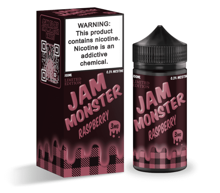 Buy Jam Monster | Raspberry | Ejuice | Eliquid | 100 ml E-Juice Resellers at Cheap Wholesale Distributor Deal Prices from ejuiceresellers.com