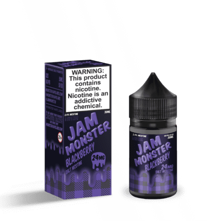 Buy Jam Monster | Blackberry | Ejuice | Eliquid | Salt | 30 ml E-Juice Resellers at Cheap Wholesale Distributor Deal Prices from ejuiceresellers.com