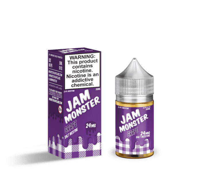 Buy Jam Monster | Grape | Ejuice | Eliquid | Salt | 30 ml E-Juice Resellers at Cheap Wholesale Distributor Deal Prices from ejuiceresellers.com