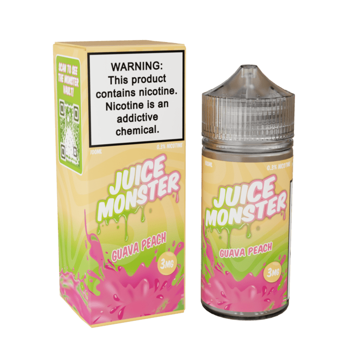 Buy Jam Monster | Juice Monster Guava Peach | Ejuice | Eliquid | 100 ml E-Juice Resellers at Cheap Wholesale Distributor Deal Prices from ejuiceresellers.com