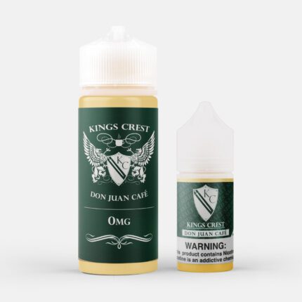 Buy King's Crest | Don Juan Cafe | Ejuice | Eliquid | 120 ml E-Juice Resellers at Cheap Wholesale Distributor Deal Prices from ejuiceresellers.com