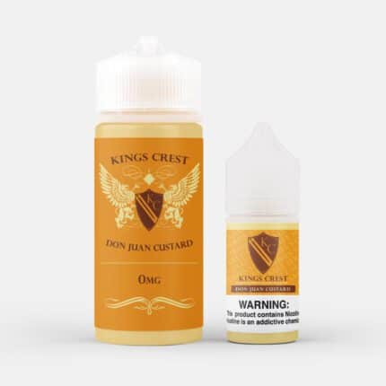 Buy King's Crest | Don Juan Custard | Ejuice | Eliquid | Salt | 30 ml E-Juice Resellers at Cheap Wholesale Distributor Deal Prices from ejuiceresellers.com