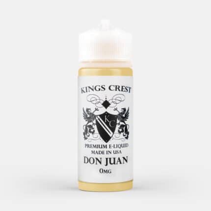 Buy King's Crest | Don Juan | Ejuice | Eliquid | 120 ml E-Juice Resellers at Cheap Wholesale Distributor Deal Prices from ejuiceresellers.com