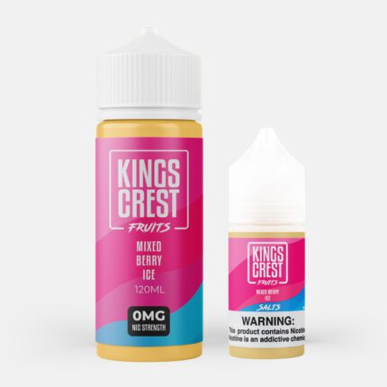 Buy King's Crest | Fruits Salt Mixed Berry Ice | Ejuice | Eliquid | Salt | 30 ml E-Juice Resellers at Cheap Wholesale Distributor Deal Prices from ejuiceresellers.com