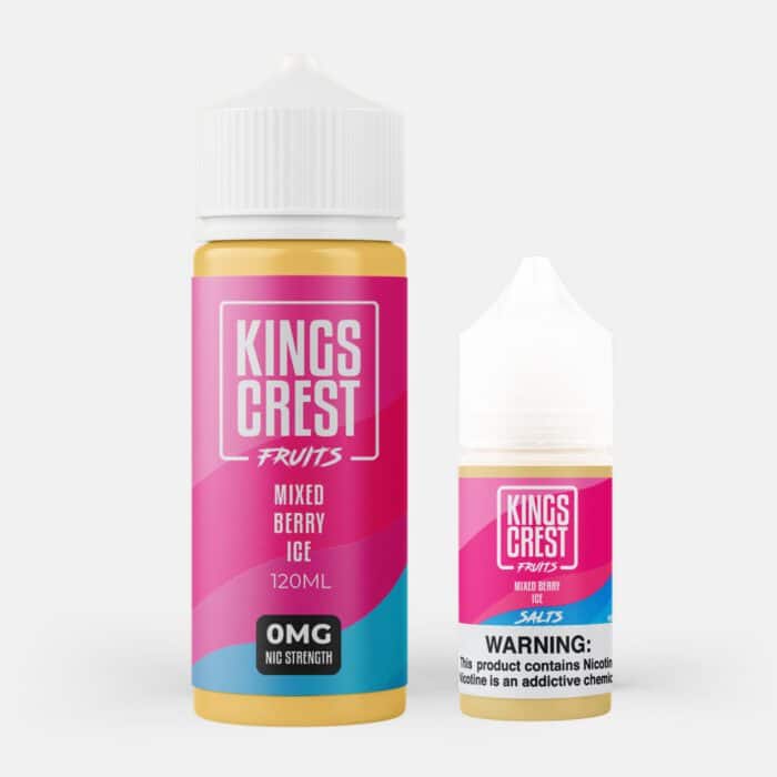 Buy King's Crest | Fruits Salt Mixed Berry Ice | Ejuice | Eliquid | Salt | 30 ml E-Juice Resellers at Cheap Wholesale Distributor Deal Prices from ejuiceresellers.com