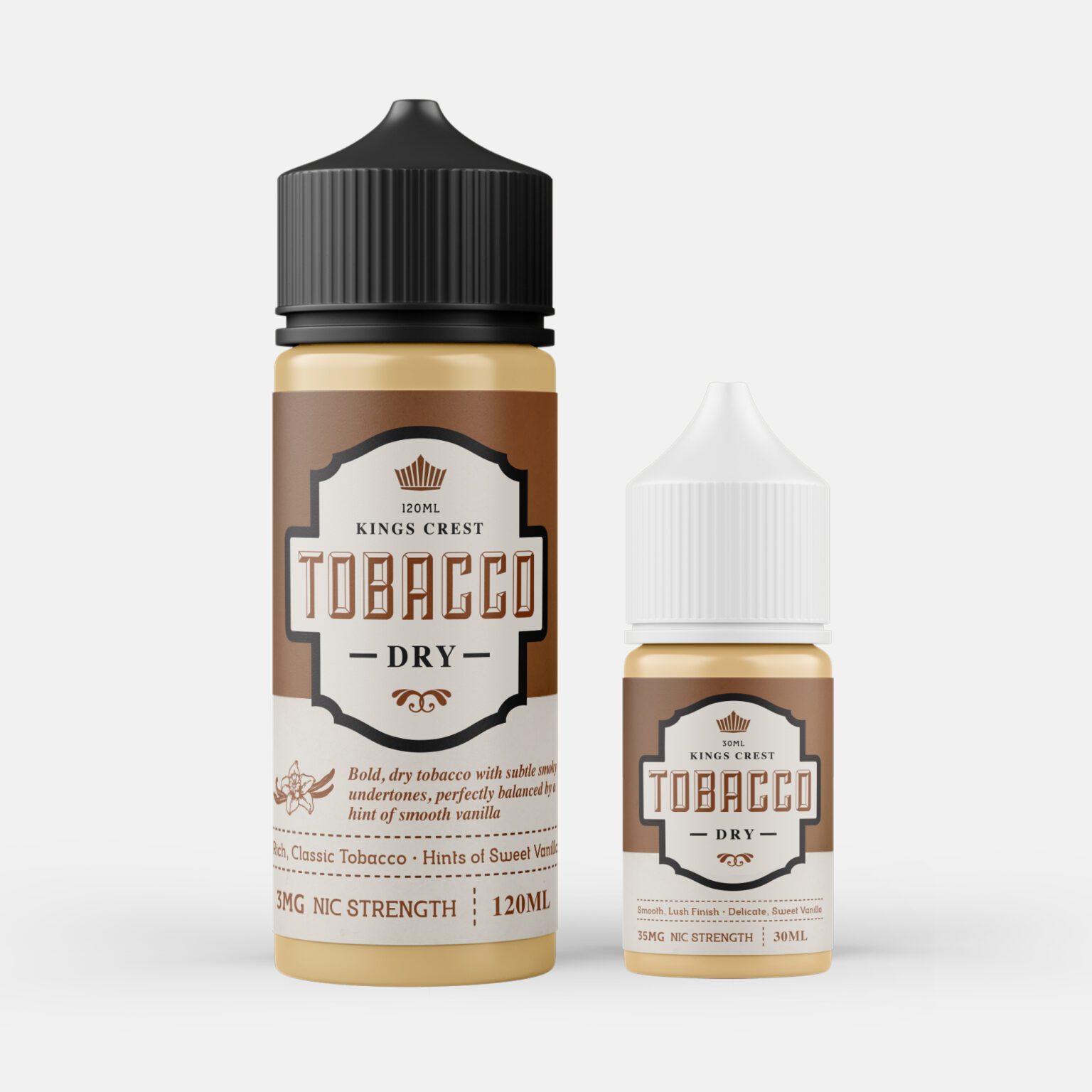 vct tobacco Kings Crest E-Liquid VCT Dry Tobacco Salt by Kings Crest - 30mL