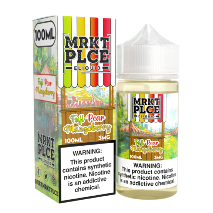 Buy MRKT PLCE | Fuji Pear Mangoberry | Ejuice | Eliquid | Salt | 100 ml E-Juice Resellers at Cheap Wholesale Distributor Deal Prices from ejuiceresellers.com