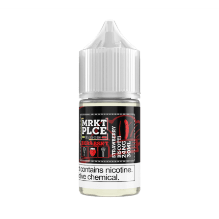 Buy MRKT PLCE | BKRS BSKT Strawberry Biscotti | Ejuice | Eliquid | Salt | 30 ml E-Juice Resellers at Cheap Wholesale Distributor Deal Prices from ejuiceresellers.com
