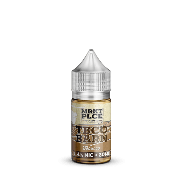 Buy MRKT PLCE | TBCO Barn Tobacco | Ejuice | Eliquid | Salt | 30 ml E-Juice Resellers at Cheap Wholesale Distributor Deal Prices from ejuiceresellers.com