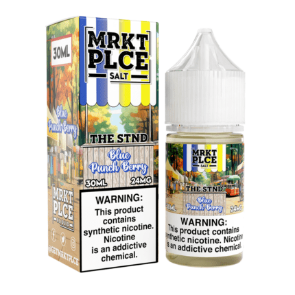 Buy MRKT PLCE | The STND Blue Punch Berry | Ejuice | Eliquid | Salt | 30 ml E-Juice Resellers at Cheap Wholesale Distributor Deal Prices from ejuiceresellers.com