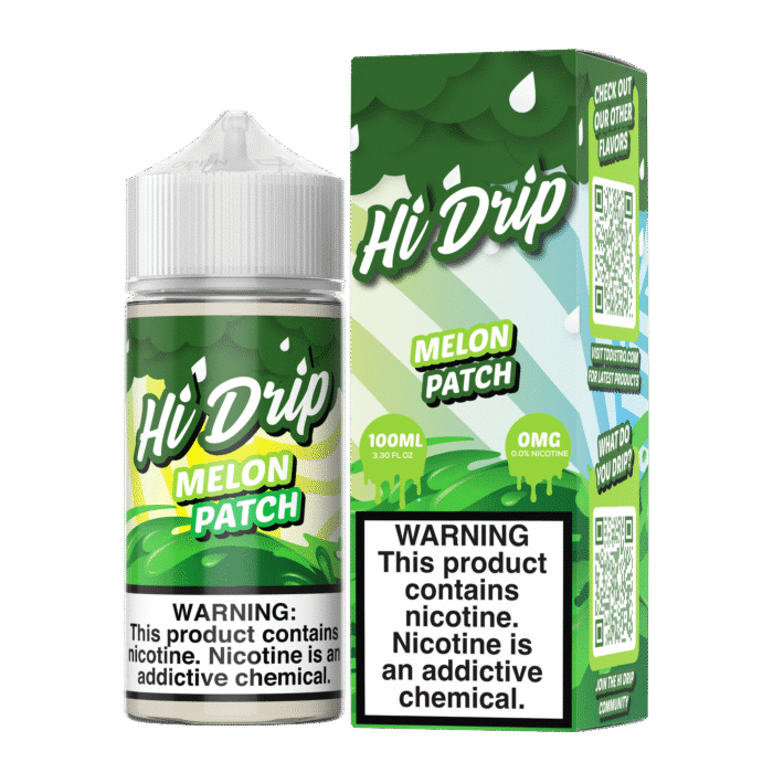 Buy Hi Drip | Melon Patch | Ejuice | Eliquid | Salt | 100 ml E-Juice Resellers at Cheap Wholesale Distributor Deal Prices from ejuiceresellers.com