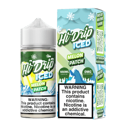 Buy Hi Drip | Iced Melon Patch | Ejuice | Eliquid | 100 ml E-Juice Resellers at Cheap Wholesale Distributor Deal Prices from ejuiceresellers.com
