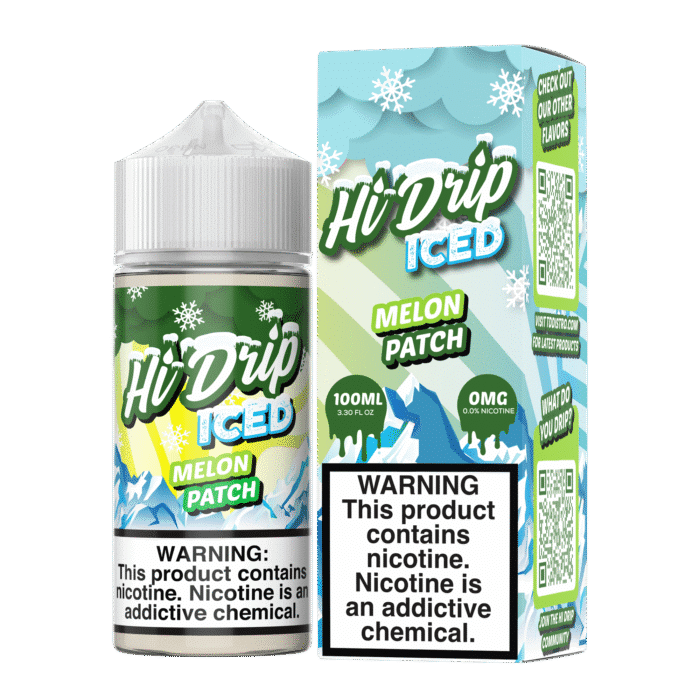 Buy Hi Drip | Iced Melon Patch | Ejuice | Eliquid | 100 ml E-Juice Resellers at Cheap Wholesale Distributor Deal Prices from ejuiceresellers.com