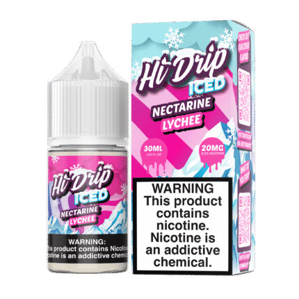 Buy Hi Drip | Iced Nectarine Lychee | Ejuice | Eliquid | Salt | 30 ml E-Juice Resellers at Cheap Wholesale Distributor Deal Prices from ejuiceresellers.com