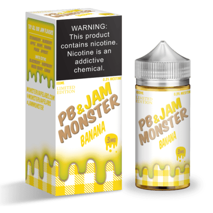 Buy Jam Monster | Banana PB & Jam Monster | Ejuice | Eliquid | 100 ml E-Juice Resellers at Cheap Wholesale Distributor Deal Prices from ejuiceresellers.com