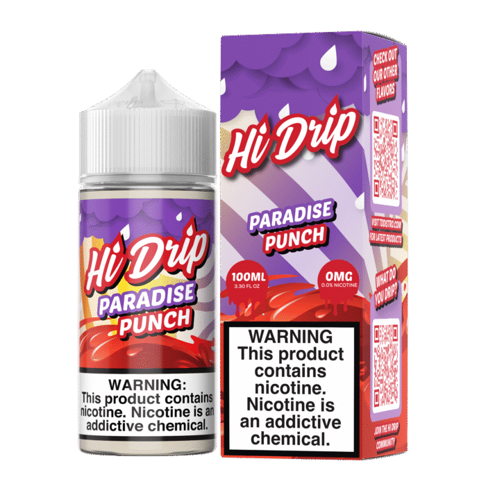 Buy Hi Drip | Paradise Punch | Ejuice | Eliquid | 100 ml E-Juice Resellers at Cheap Wholesale Distributor Deal Prices from ejuiceresellers.com