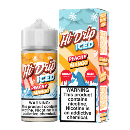 Buy Hi Drip | Iced Peachy Mango | Ejuice | Eliquid | 100 ml E-Juice Resellers at Cheap Wholesale Distributor Deal Prices from ejuiceresellers.com