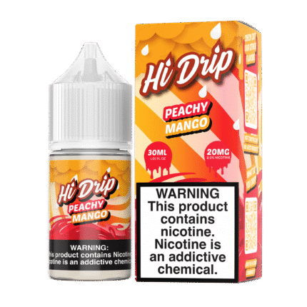 Buy Hi Drip | Peachy Mango | Ejuice | Eliquid | Salt | 30 ml E-Juice Resellers at Cheap Wholesale Distributor Deal Prices from ejuiceresellers.com
