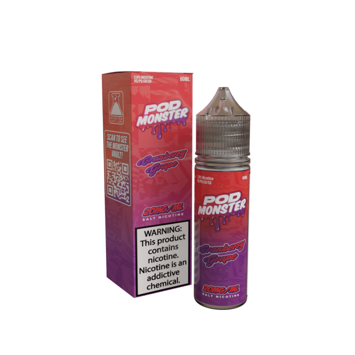 Buy Jam Monster | Pod Monster Cranberry Grape | Ejuice | Eliquid | Salt | 60 ml E-Juice Resellers at Cheap Wholesale Distributor Deal Prices from ejuiceresellers.com