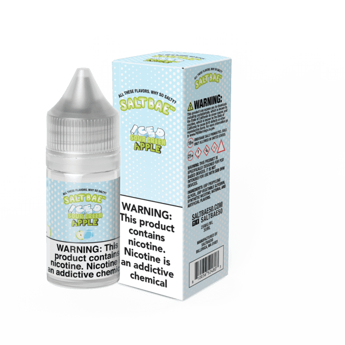Buy Saltbae 50 | Iced Sour Green Apple | Ejuice | Eliquid | Salt | 30 ml E-Juice Resellers at Cheap Wholesale Distributor Deal Prices from ejuiceresellers.com