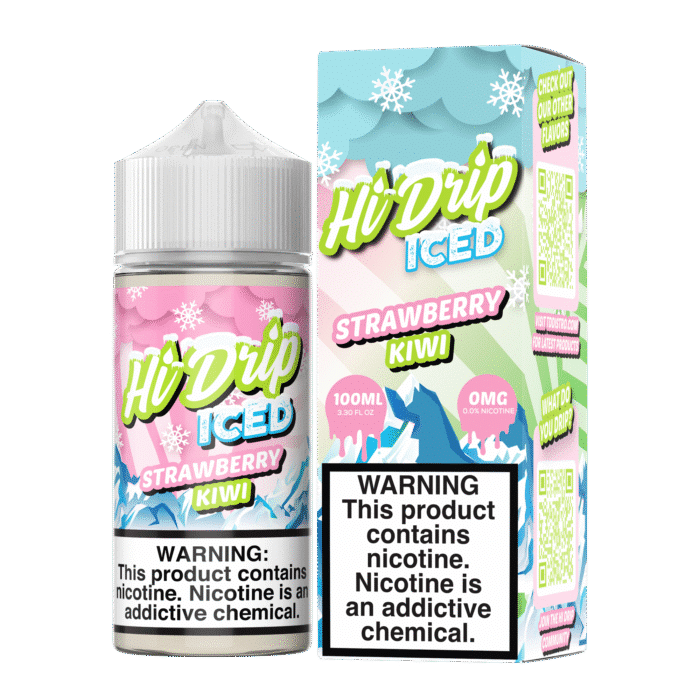 Buy Hi Drip | Iced Strawberry Kiwi | Ejuice | Eliquid | 100 ml E-Juice Resellers at Cheap Wholesale Distributor Deal Prices from ejuiceresellers.com