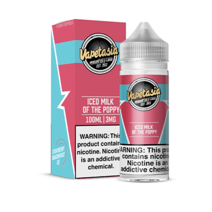 Buy Vapetasia | Iced Milk of The Poppy | Ejuice | Eliquid | 100 ml E-Juice Resellers at Cheap Wholesale Distributor Deal Prices from ejuiceresellers.com