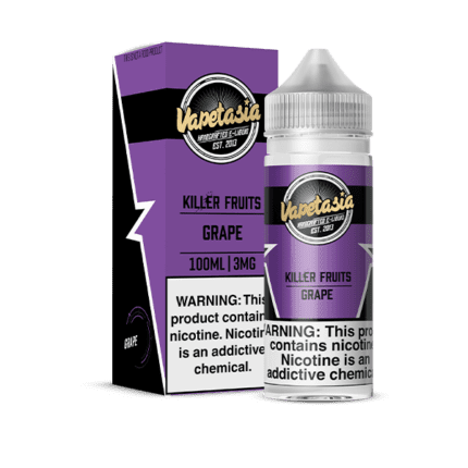 Buy Vapetasia | Killer Fruits Grape | Ejuice | Eliquid | 100 ml E-Juice Resellers at Cheap Wholesale Distributor Deal Prices from ejuiceresellers.com