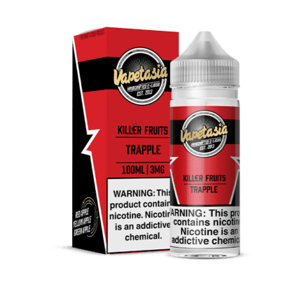 Buy Vapetasia | Killer Fruits Trapple | Ejuice | Eliquid | 100 ml E-Juice Resellers at Cheap Wholesale Distributor Deal Prices from ejuiceresellers.com