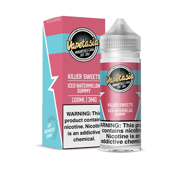 Buy Vapetasia | Killer Fruits Iced Watermelon Gummy | Ejuice | Eliquid | 100 ml E-Juice Resellers at Cheap Wholesale Distributor Deal Prices from ejuiceresellers.com
