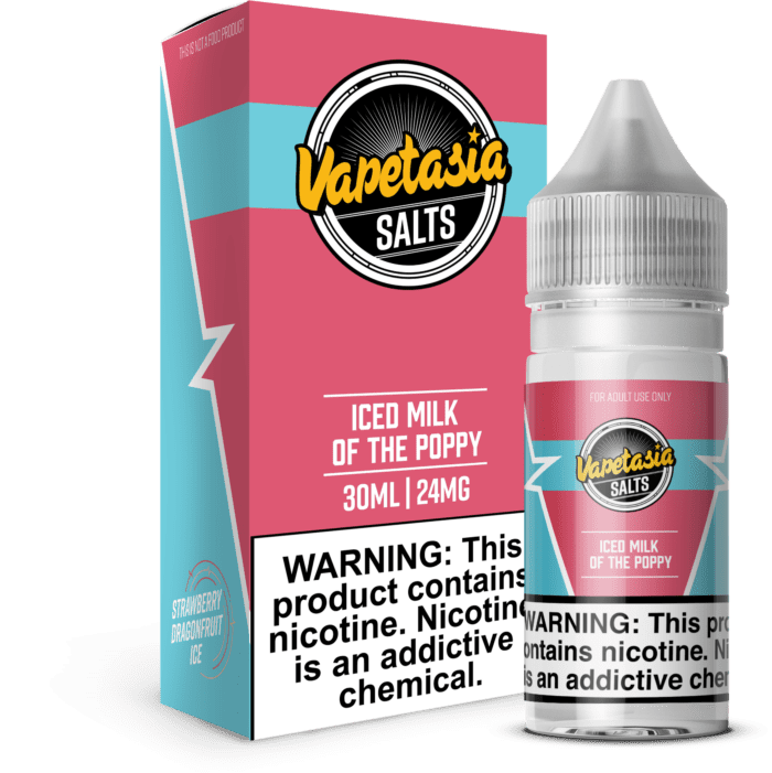 Buy Vapetasia | Iced Milk of the Poppy | Ejuice | Eliquid | Salt | 30 ml E-Juice Resellers at Cheap Wholesale Distributor Deal Prices from ejuiceresellers.com