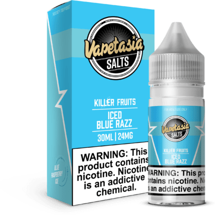 Buy Vapetasia | Killer Fruits Iced Blue Razz | Ejuice | Eliquid | Salt | 30 ml E-Juice Resellers at Cheap Wholesale Distributor Deal Prices from ejuiceresellers.com