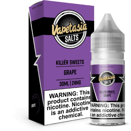 Buy Vapetasia | Killer Sweets Grape | Ejuice | Eliquid | Salt | 30 ml E-Juice Resellers at Cheap Wholesale Distributor Deal Prices from ejuiceresellers.com