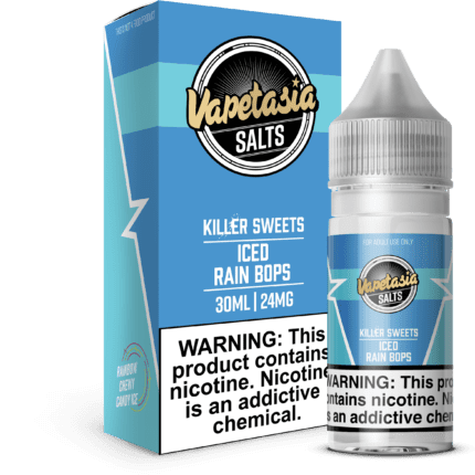Buy Vapetasia | Killer Sweets Iced Rain Bops | Ejuice | Eliquid | Salt | 30 ml E-Juice Resellers at Cheap Wholesale Distributor Deal Prices from ejuiceresellers.com