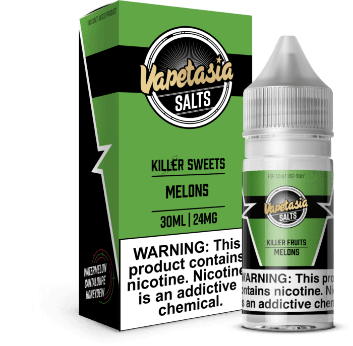 Buy Vapetasia | Killer Sweets Melons | Ejuice | Eliquid | Salt | 30 ml E-Juice Resellers at Cheap Wholesale Distributor Deal Prices from ejuiceresellers.com