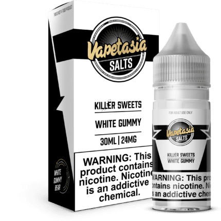 Buy Vapetasia | Killer Sweets White Gummy | Ejuice | Eliquid | Salt | 30 ml E-Juice Resellers at Cheap Wholesale Distributor Deal Prices from ejuiceresellers.com