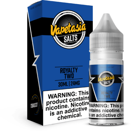 Buy Vapetasia | Royalty Two | Ejuice | Eliquid | Salt | 30 ml E-Juice Resellers at Cheap Wholesale Distributor Deal Prices from ejuiceresellers.com