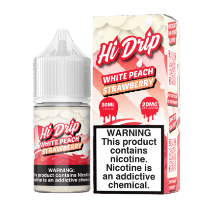 Buy Hi Drip | White Peach Strawberry | Ejuice | Eliquid | Salt | 30 ml E-Juice Resellers at Cheap Wholesale Distributor Deal Prices from ejuiceresellers.com