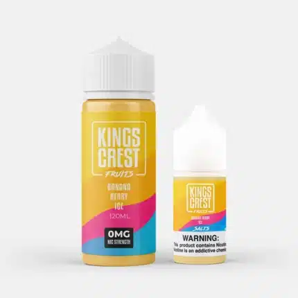 Buy King's Crest | Fruits Banana Berry Ice | Ejuice | Eliquid | Salt | 30 ml E-Juice Resellers at Cheap Wholesale Distributor Deal Prices from ejuiceresellers.com