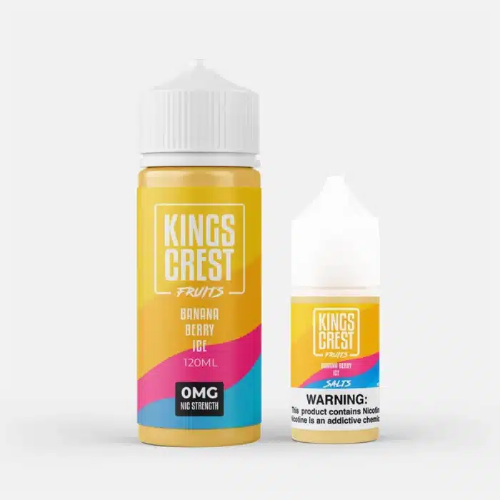 Buy King's Crest | Fruits Banana Berry Ice | Ejuice | Eliquid | Salt | 30 ml E-Juice Resellers at Cheap Wholesale Distributor Deal Prices from ejuiceresellers.com