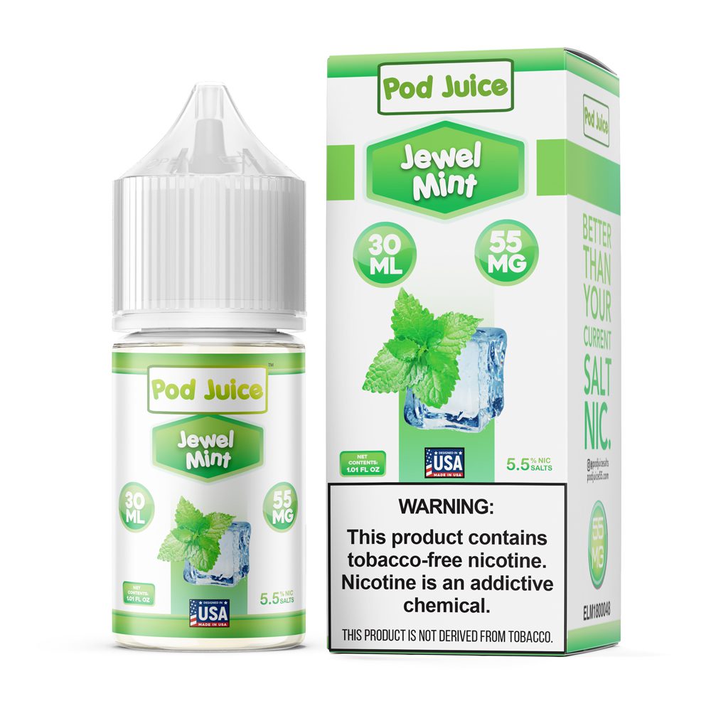 Pod Juice E-Liquid Jewel Mint by Pod Juice Salt - 30mL